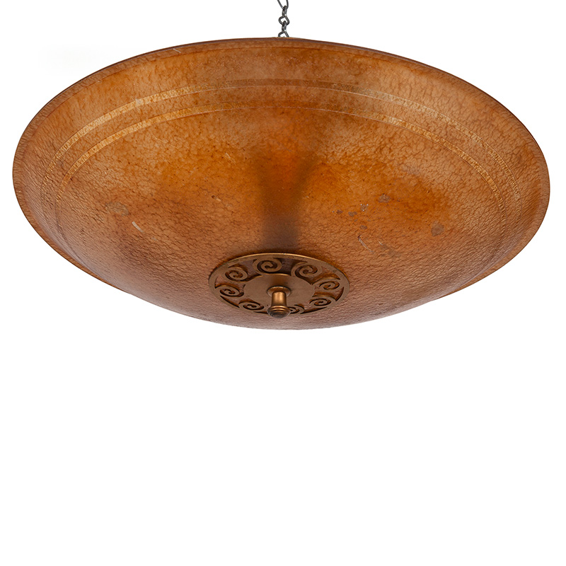 Art Deco Bakelite Eltham Palace Style Ceiling Pendant Light (c.1935)