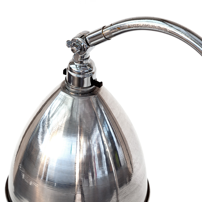 Art Deco Desk Lamp with Spun Aluminium Shade