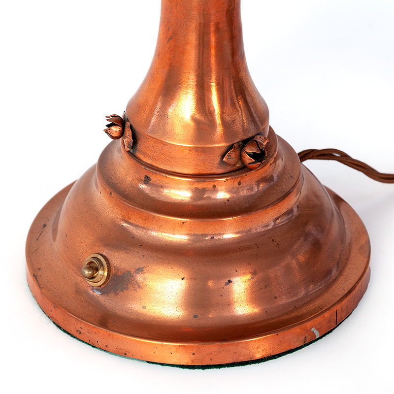 Pagoda Copper Table Lamp