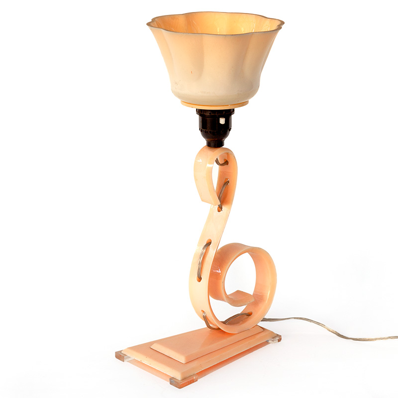 Art Deco Phenolic Table Lamp