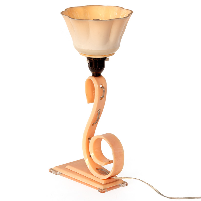Art Deco Phenolic Table Lamp